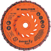 Enduro-Flex 2-in-1 Flap Disc, 4-1/2" x 5/8"-11, 80 Grit, Ceramic Waymarc Industries Inc