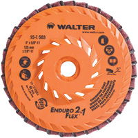 Enduro-Flex 2-in-1 Flap Disc, 5" x 5/8"-11, 80 Grit, Ceramic Waymarc Industries Inc