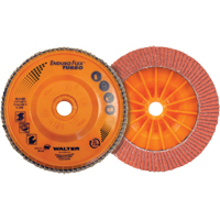 Enduro-Flex Turbo Flap Disc, 4-1/2" x 5/8"-11, Type 27S, 36/60 Grit, Ceramic Waymarc Industries Inc