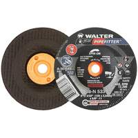 PIPEFITTER™ Grinding Wheel, 5" x 3/32", 5/8"-11 arbor, Aluminum Oxide, Type 27 VV629 | Waymarc Industries Inc