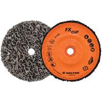 FX™ Cleaning Cup Disc, 5" Dia., Aluminum Oxide VV828 | Waymarc Industries Inc