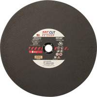 Chop Saw Wheel, 12" x 0.093"/3/32", 1" Arbor, Type 1, Aluminum Oxide, 5100 RPM WI909 | Waymarc Industries Inc