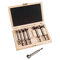 Woodpecker Forstner Bit Kits in a Wooden Box, 7 Pieces, High Carbon Steel WK664 | Waymarc Industries Inc
