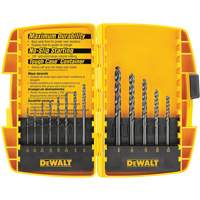 Black & Gold Drill Bit Set, 13 Pieces, High Speed Steel WP247 | Waymarc Industries Inc