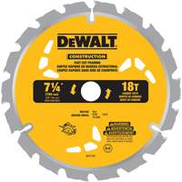 Fast Cut Framing Carbide-Tipped Saw Blade, 7-1/4", 18 Teeth, Wood Use WP534 | Waymarc Industries Inc