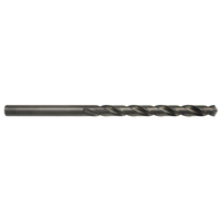 Taper Length Drill Bit, 3/8", High Speed Steel, 4-1/4" Flute, 118° Point WT259 | Waymarc Industries Inc
