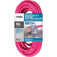 Neon Flex&reg; High Visibility Extension Cord, Outdoor, SJTW, 12/3 AWG, 15 A, 50' Waymarc Industries Inc