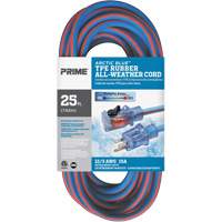 Arctic Blue TPE-Rubber Locking Extension Cord, All-Weather, SJEOW, 12/3 AWG, 15 A, 25' Waymarc Industries Inc