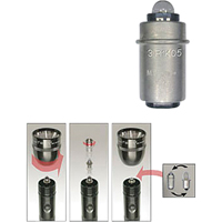 Lampes de poche Mini, DEL, 97 lumens, Piles AA Waymarc Industries Inc