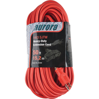 Vinyl Extension Cord, Outdoor, SJTW, 14/3 AWG, 15 A, 3 Outlet(s), 50' Waymarc Industries Inc
