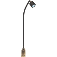 LS Series High-Output Flexible Light, 5 W, LED, 27" Neck, Black Waymarc Industries Inc