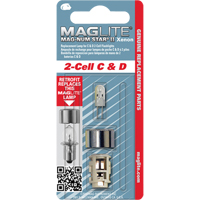 Ampoule de rechange pour lampe de poche &agrave; 2 piles C & D Waymarc Industries Inc