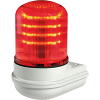 Streamline<sup>®</sup> Modular Multifunctional LED Beacons, Continuous/Flashing/Rotating, Red XE721 | Waymarc Industries Inc