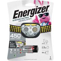 Vision Ultra Industrial Headlamp, LED, 450 Lumens, 2 Hrs. Run Time, AAA Batteries Waymarc Industries Inc