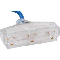 Cordon rallonge en caoutchouc TPE avec indicateur lumineux, Toutes saisons, SJEOW, AWG 14/3, 15 A, 3 prise(s), 25' Waymarc Industries Inc