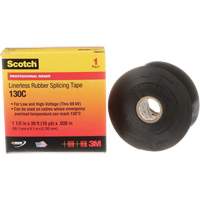 Scotch<sup>®</sup> Linerless Rubber Splicing Tape, 38 mm (1-1/2") " W, 9 m (30') " L XH307 | Waymarc Industries Inc