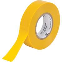 Electrical Tape, 19 mm (3/4") x 18 M (60'), Yellow, 7 mils XH387 | Waymarc Industries Inc