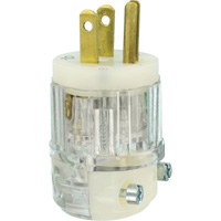Hospital Grade Extension Plug, Nylon, 15 Amps, 125 V XI191 | Waymarc Industries Inc