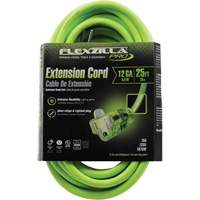 Flexzilla<sup>®</sup> Pro Industrial Extension Cord, SJTW, 12/3 AWG, 15 A, 25' XI518 | Waymarc Industries Inc