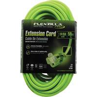 Flexzilla<sup>®</sup> Pro Industrial Extension Cord, SJTW, 14/3 AWG, 15 A, 50' XI522 | Waymarc Industries Inc
