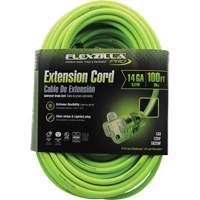 Flexzilla<sup>®</sup> Pro Industrial Extension Cord, SJTW, 14/3 AWG, 15 A, 100' XI523 | Waymarc Industries Inc