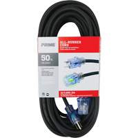 All-Rubber™ Outdoor Extension Cord, SJOOW, 12/3 AWG, 15 A, 50' XI528 | Waymarc Industries Inc