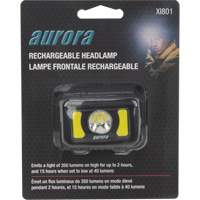 Headlamp, LED, 350 Lumens, 2 Hrs. Run Time, Rechargeable Batteries XI801 | Waymarc Industries Inc