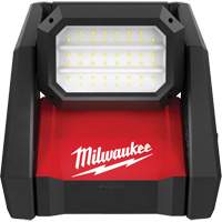 M18 Rover Dual Power Flood Light, LED, 2000/4000/1200 Lumens, Plastic Housing Waymarc Industries Inc