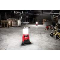 M18 Radius Site Light & Charger with One-Key, LED, 4800/9000/2500 Lumens, Plastic Housing Waymarc Industries Inc