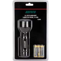 AFL300 Flashlight, LED, 180 Lumens, AA Batteries Waymarc Industries Inc