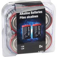 Industrial Alkaline Batteries, D, 1.5 V Waymarc Industries Inc
