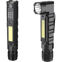 Multifunctional Work Light, LED, 500 Lumens, Rechargeable Batteries Waymarc Industries Inc