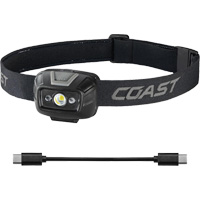Lampe frontale projecteur &agrave; grand angle bicolore FL20R , DEL, 520 lumens, 2,5 hres de fonctionnement, piles Rechargeable Waymarc Industries Inc
