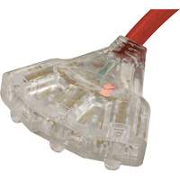 Generator Extension Cord with Tritap, STW, 10 AWG, 3 Outlet(s), 25' Waymarc Industries Inc