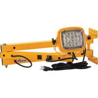 Dock Light, 40" Arm, 50 W, LED Lamp, Metal Waymarc Industries Inc
