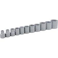 Jeu de douilles SAE, 11 Mcx, Prise de 3/8" Waymarc Industries Inc