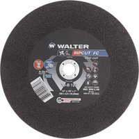 Ripcut™ Stainless Steel & Steel Cut-Off Wheel for Stationary Saws, 12" x 1/8", 1" Arbor, Type 1, Aluminum Oxide, 5100 RPM YC431 | Waymarc Industries Inc